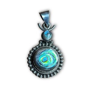 Sterling Silver Abalone Pendant – Mexico 925